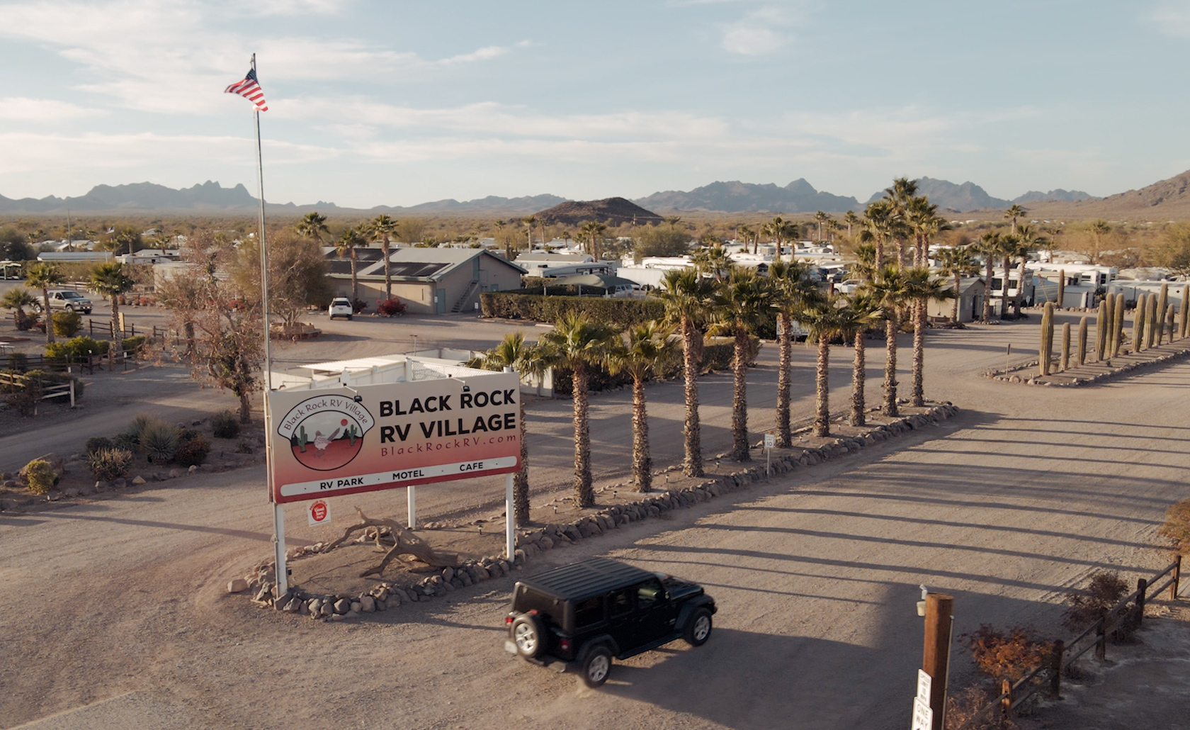 Park Entry Image - Black Rock RV Village