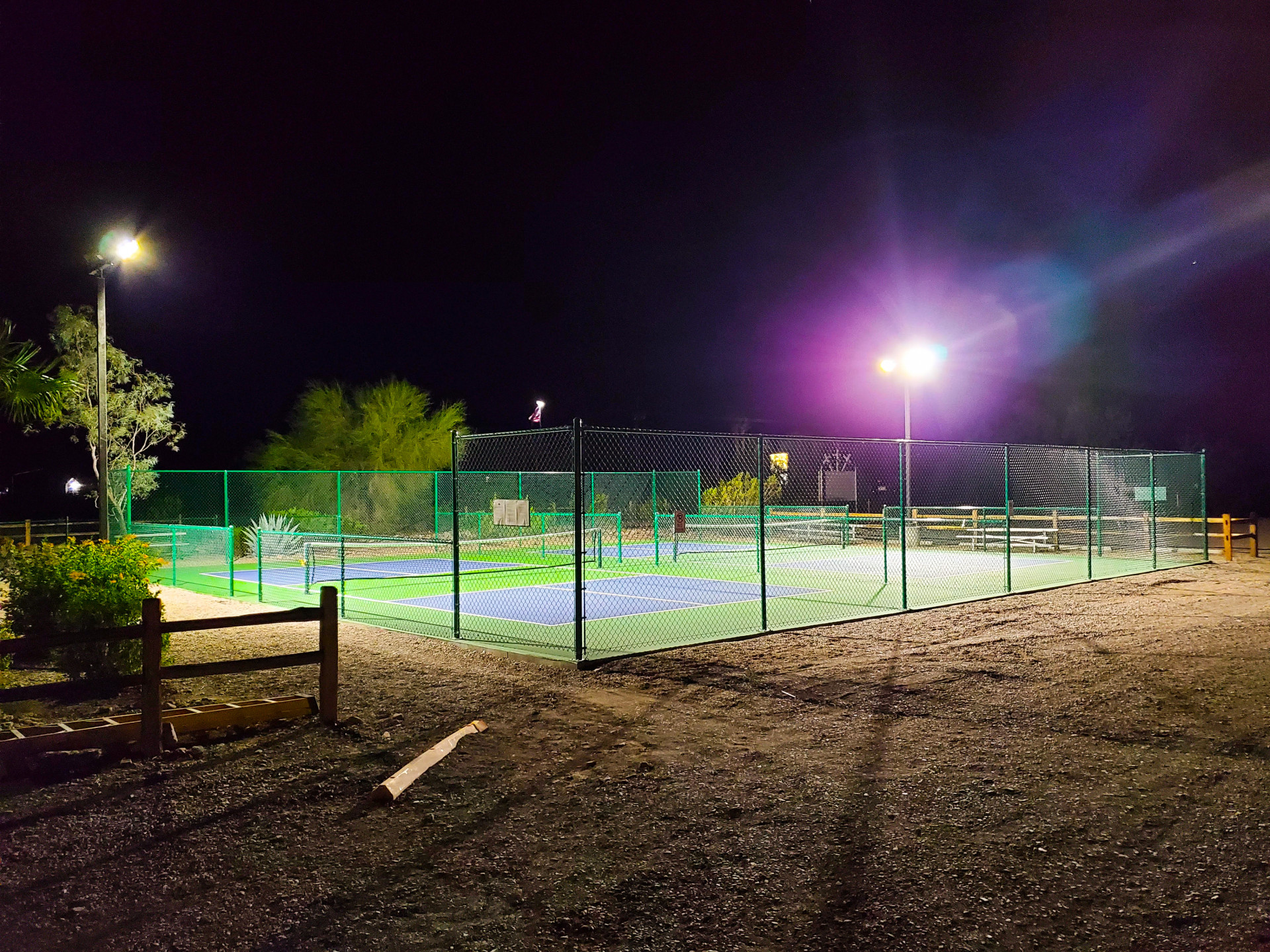 Lighted Pickleball - Black Rock RV Village